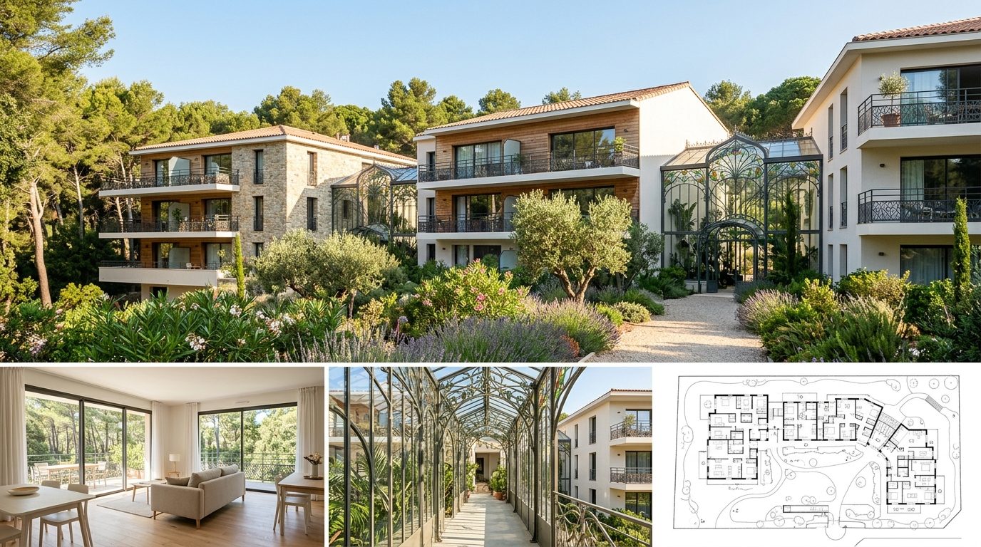 Résidence Pavillon de Flore au Crès : cadre naturel et art de vivre aux portes de Montpellier
