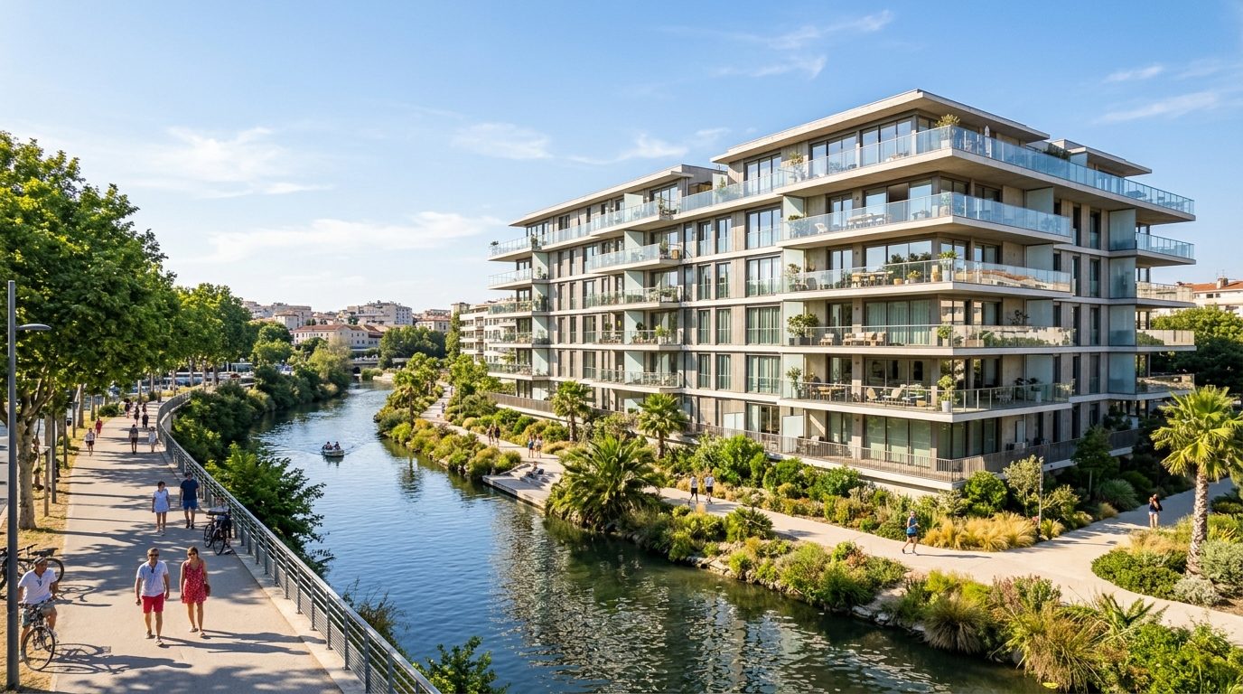 Art Code à Montpellier : l’élégance contemporaine face aux rives du Lez