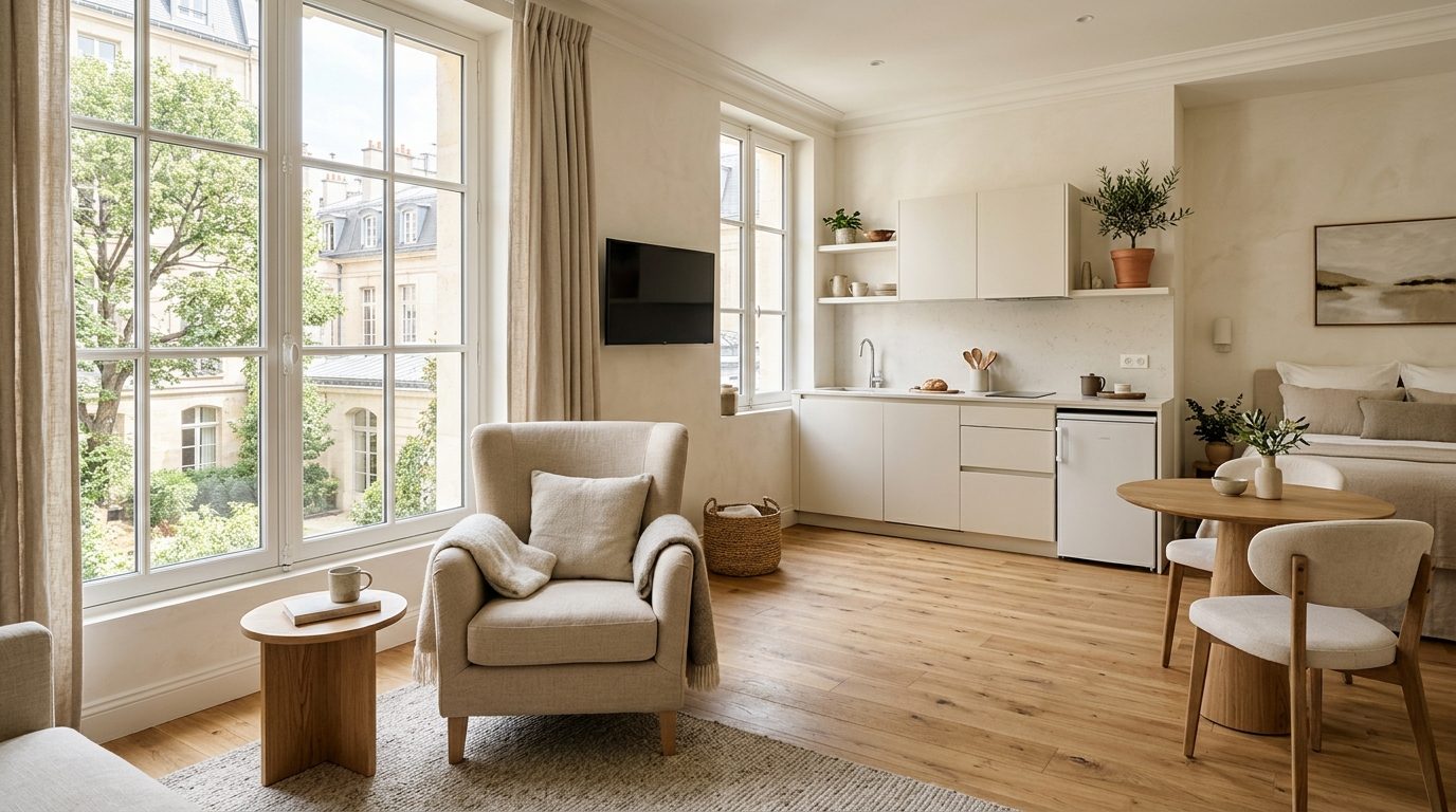 Studio n° 107 à la Résidence François 1er au Havre : une opportunité d&rsquo;investissement en résidence seniors