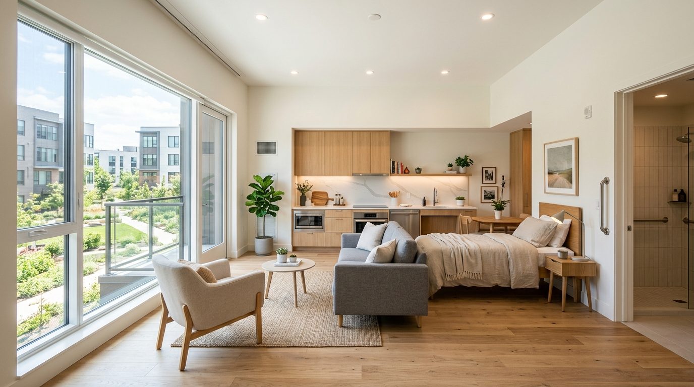 Studio n° 410, Résidence François 1er au Havre : opportunité en résidence seniors