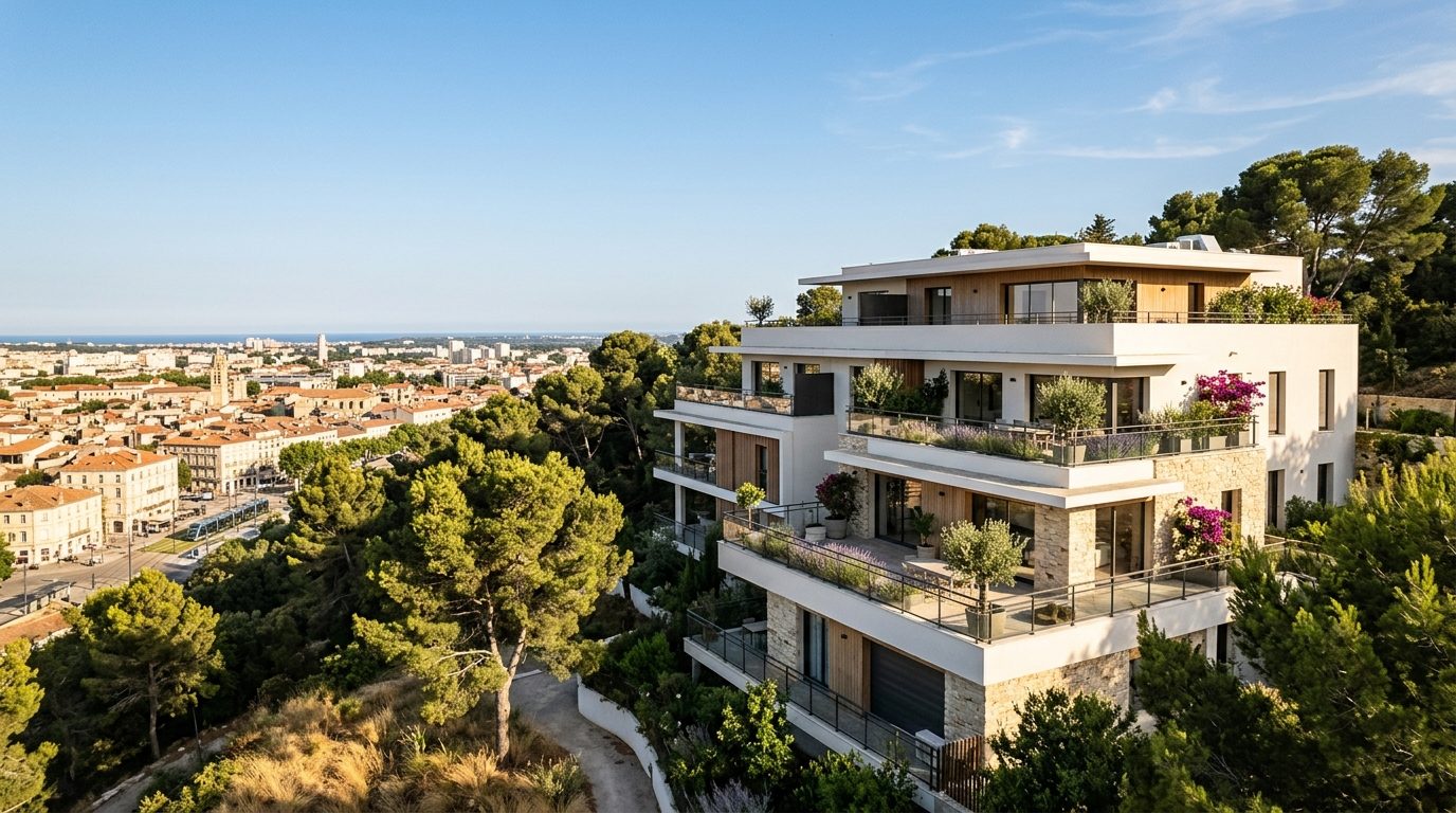 Résidence Villa Hermès à Montpellier : panorama et sérénité patrimoniale